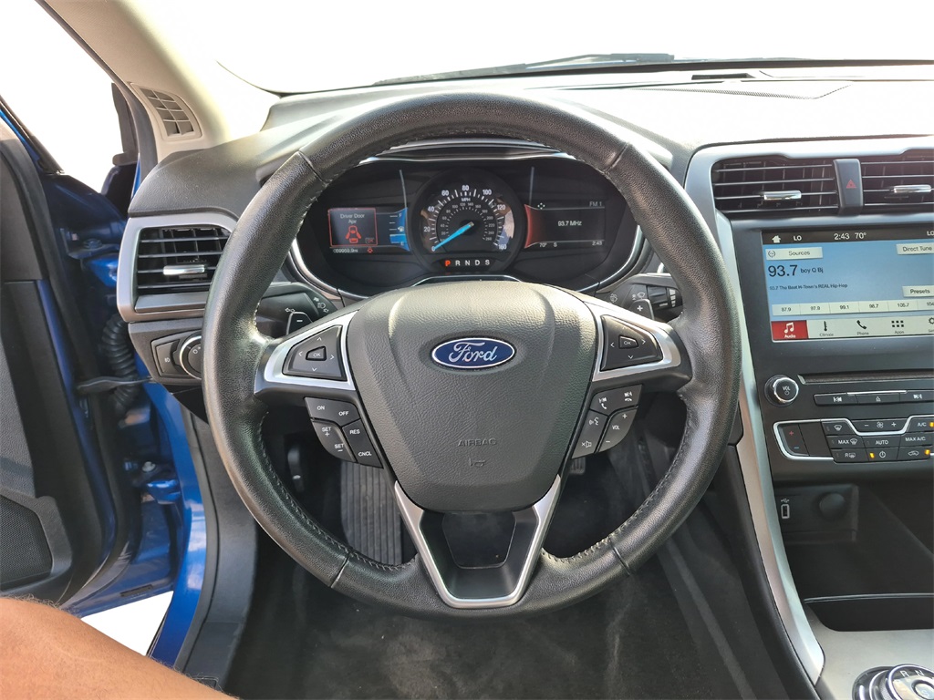 2017 Ford Fusion SE Blue at DeMontrond Automotive Group