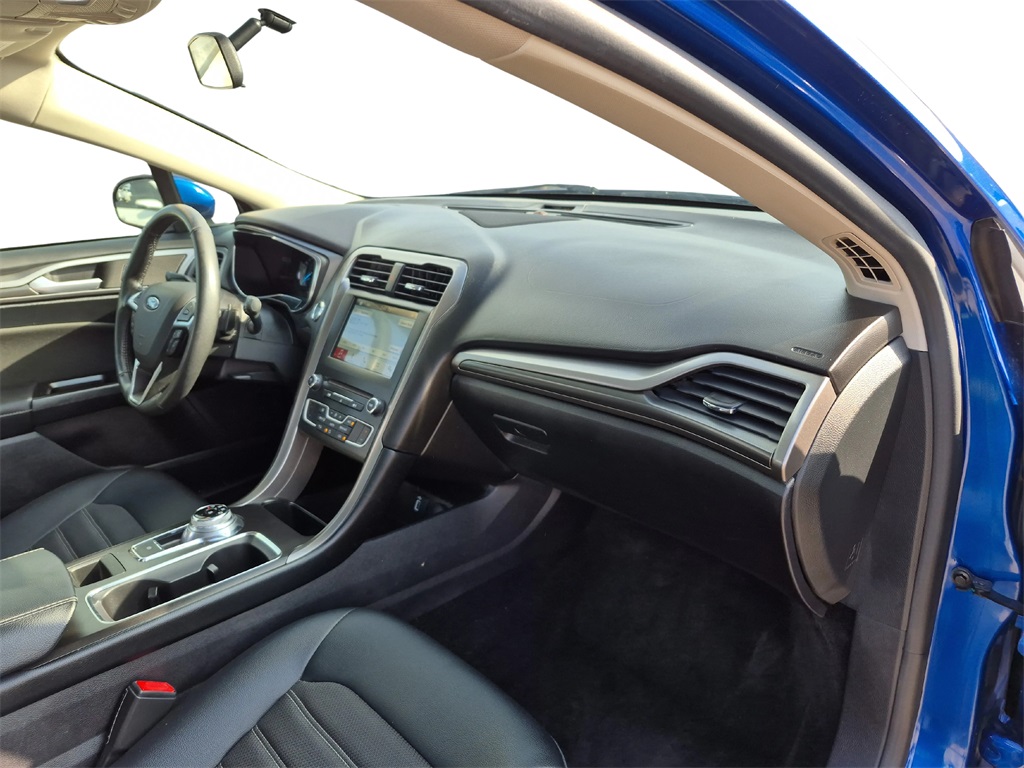 2017 Ford Fusion SE Blue at DeMontrond Automotive Group