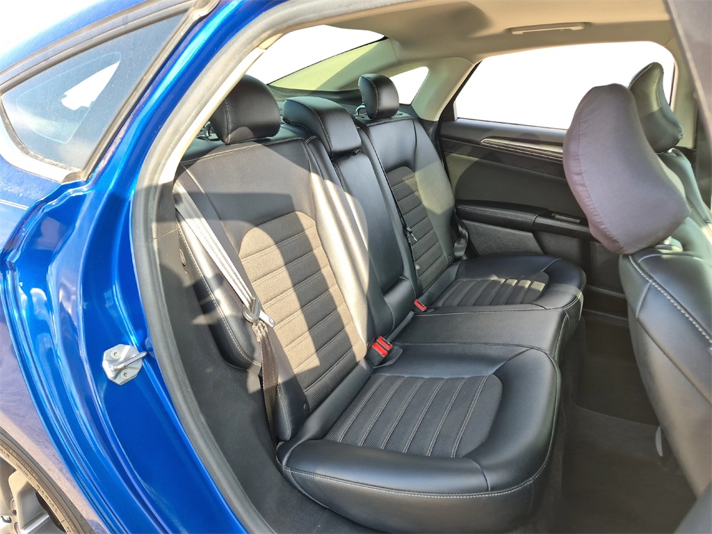 2017 Ford Fusion SE Blue at DeMontrond Automotive Group