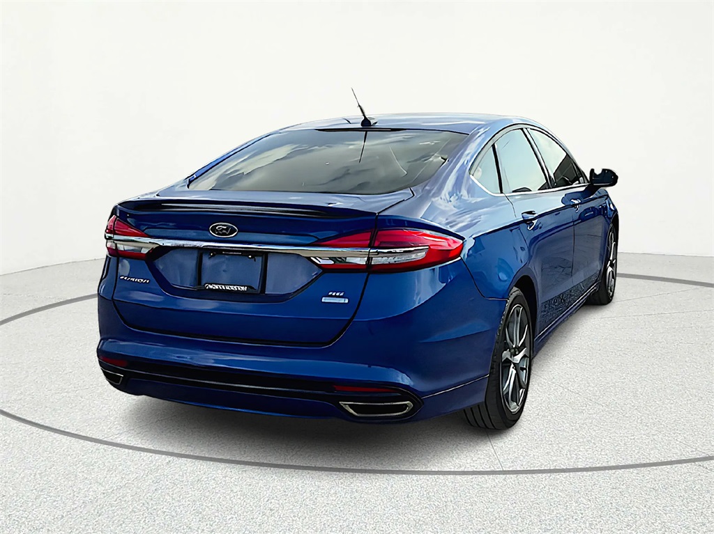 2017 Ford Fusion SE Blue at DeMontrond Automotive Group