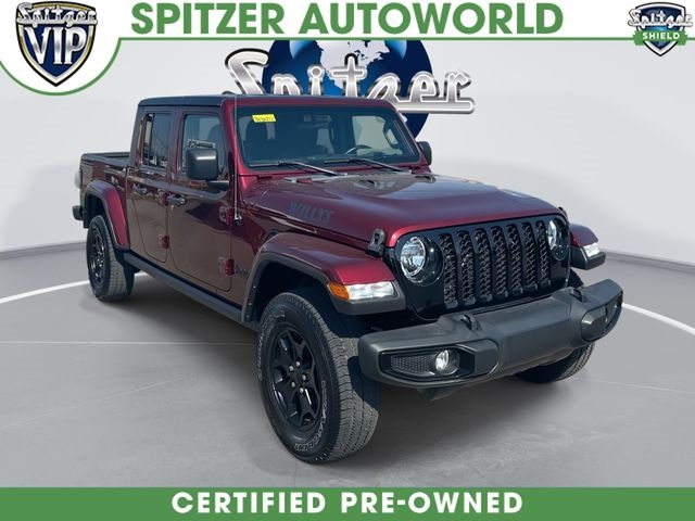 2022 Jeep Gladiator Willys Crew Cab 4WD Snazzberry Pearlcoat Camioneta Todo terreno 8 velocidades Automática