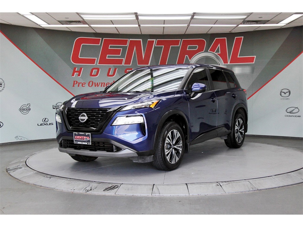 2022 Nissan Rogue SV Blue at Bayway Cadillac of The Woodlands