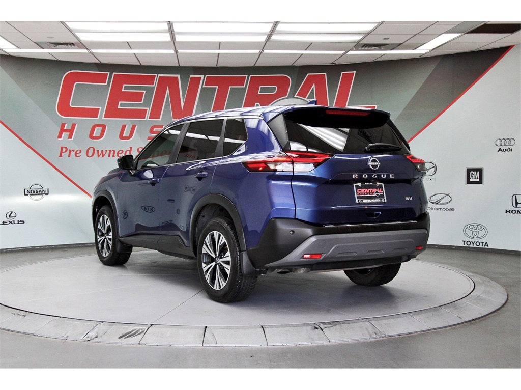 2022 Nissan Rogue SV Blue at Bayway Cadillac of The Woodlands