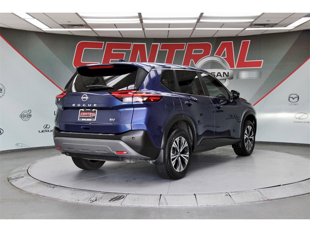 2022 Nissan Rogue SV Blue at Bayway Cadillac of The Woodlands