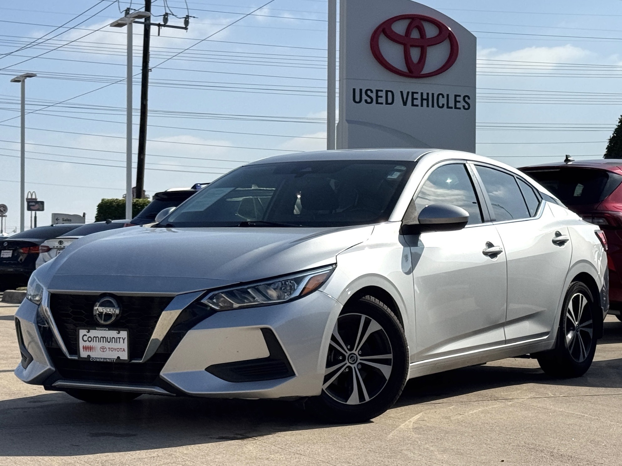 2022 Nissan Sentra SV Silver at Martin Chrysler Dodge Jeep Ram