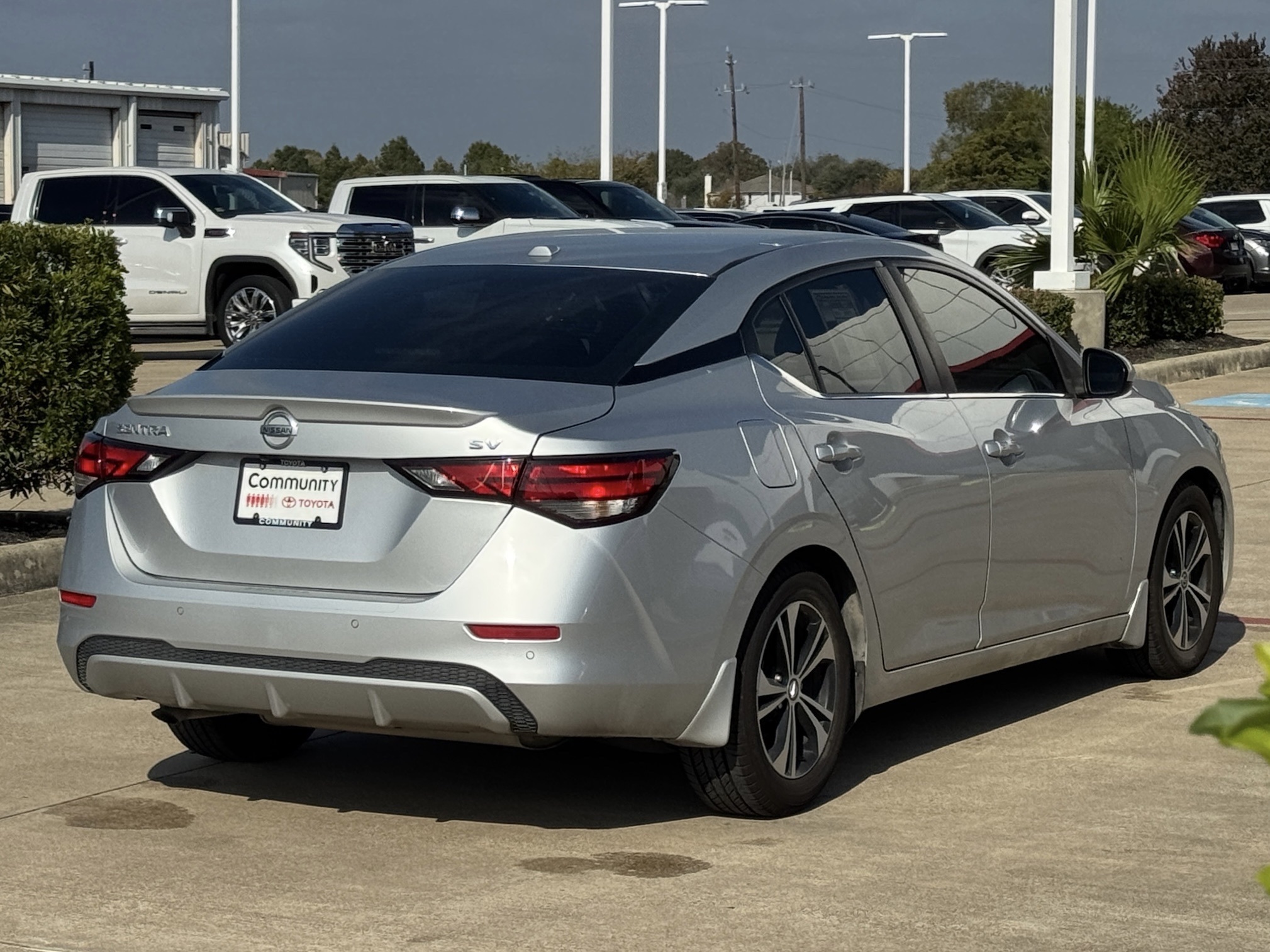 2022 Nissan Sentra SV Silver at Martin Chrysler Dodge Jeep Ram