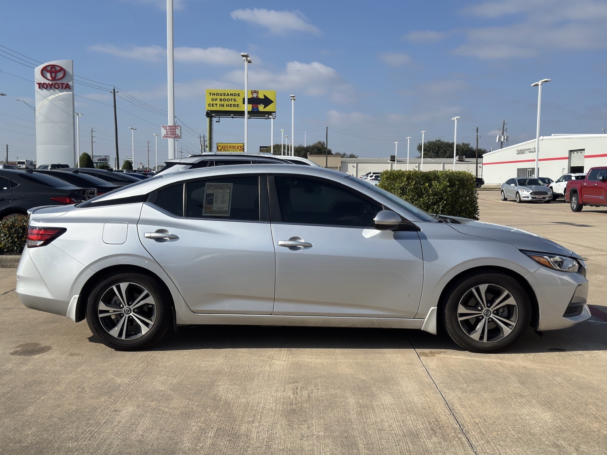 2022 Nissan Sentra SV Silver at Martin Chrysler Dodge Jeep Ram