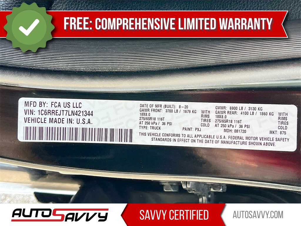 2020 Ram 1500 Laramie Black at Victoria Chrysler Dodge Jeep Ram