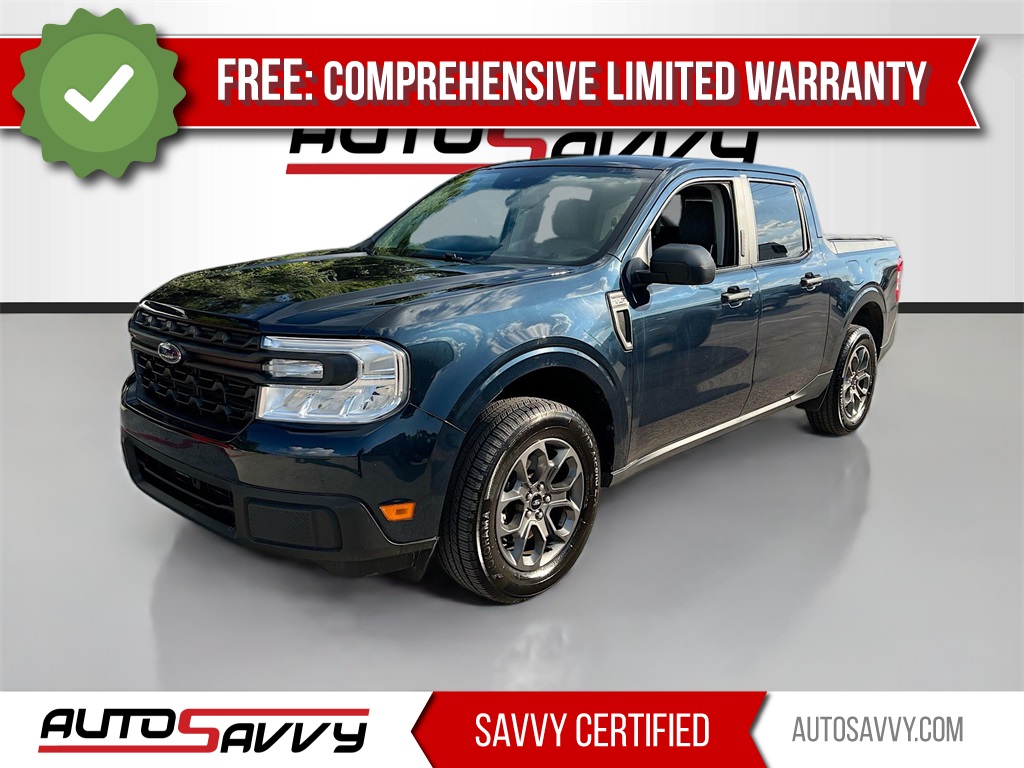2023 Ford Maverick XLT Blue at AutoSavvy Houston Northwest