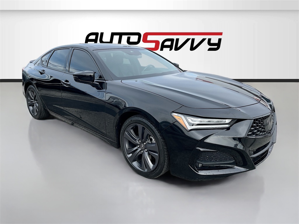 2023 Acura TLX A-Spec Package Black at AutoSavvy Houston Northwest