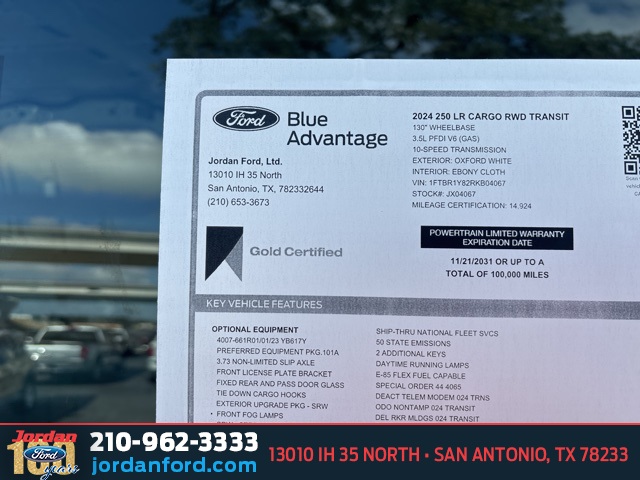 Used Car 2024 Ford Transit-250  Base For Sale In San Antonio, Texas