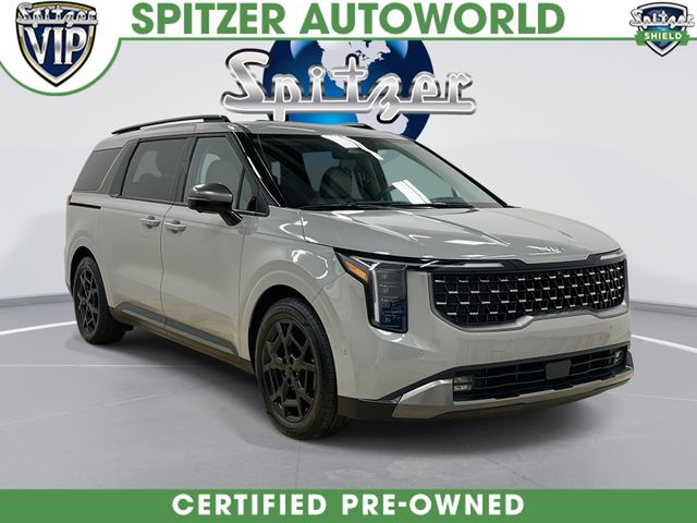 Ceramic Silver 2025 Kia Carnival Minivan Front-Wheel Drive 8-Speed Automatic