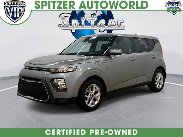 Steel Gray 2022 Kia Soul LX FWD SUV / Crossover Front-Wheel Drive Continuously Variable Transmission
