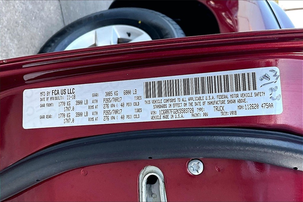 2019 Ram 1500 Classic Express Red at Victoria Chrysler Dodge Jeep Ram