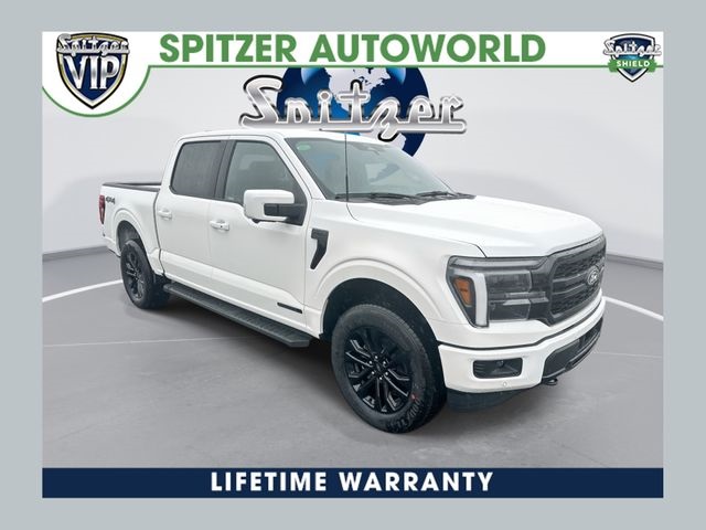 Star White Metallic Tri-Coat 2026 Ford F-150 Lariat SuperCrew 4WD Pickup Truck Four-Wheel Drive Automatic