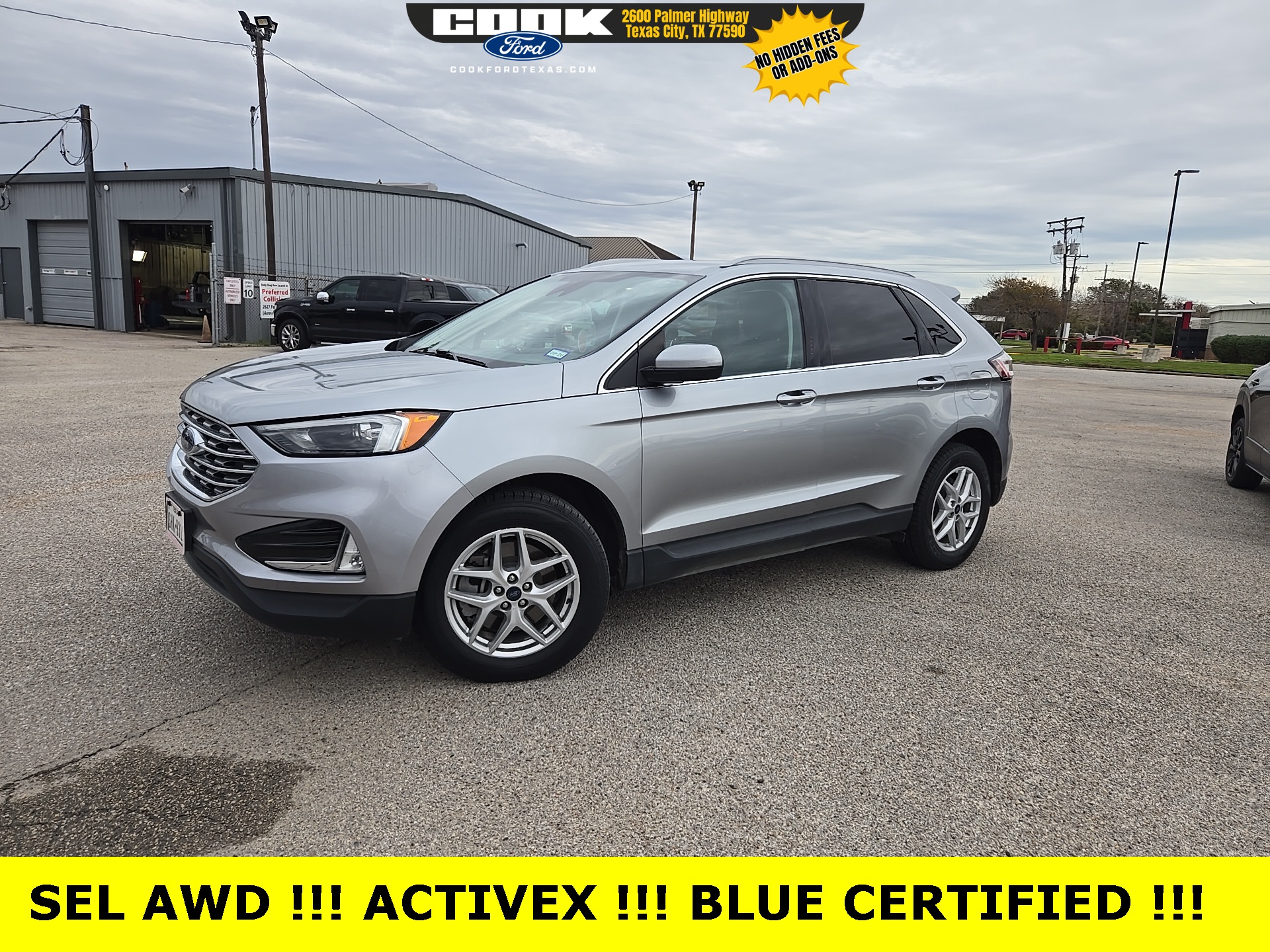 2022 Ford Edge SEL Silver at Wharton Ford