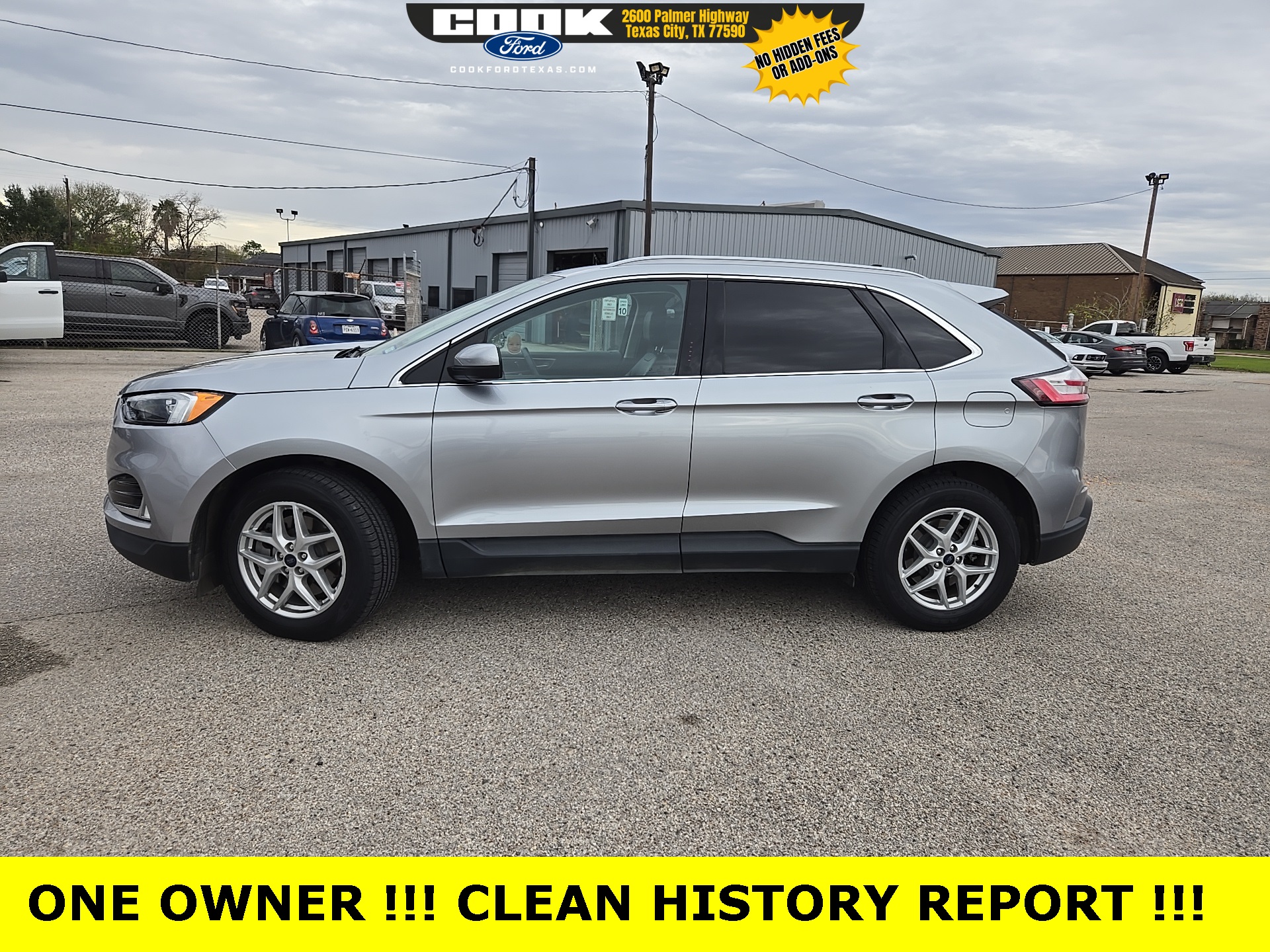 2022 Ford Edge SEL Silver at Wharton Ford