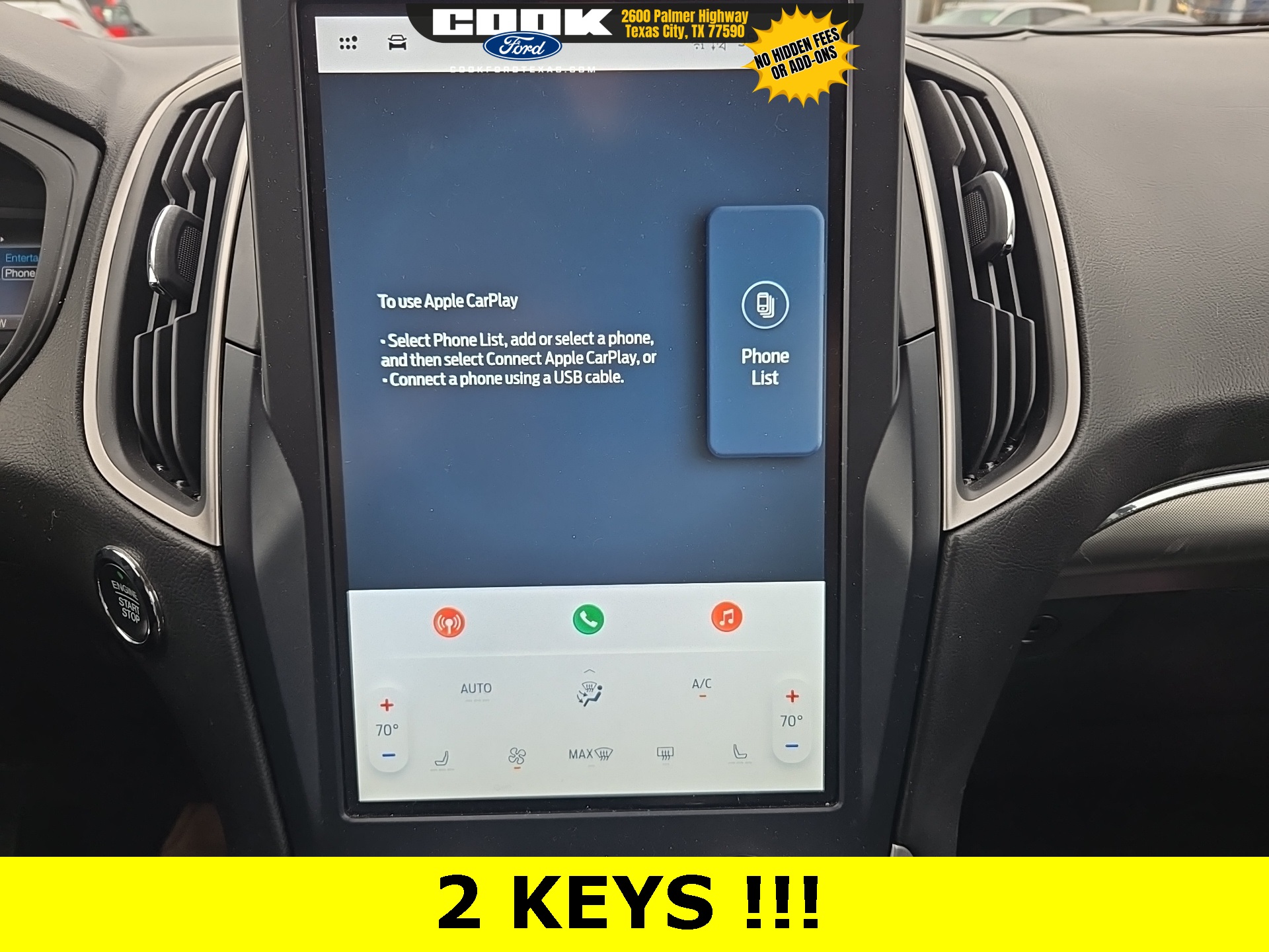 2022 Ford Edge SEL Silver at Wharton Ford