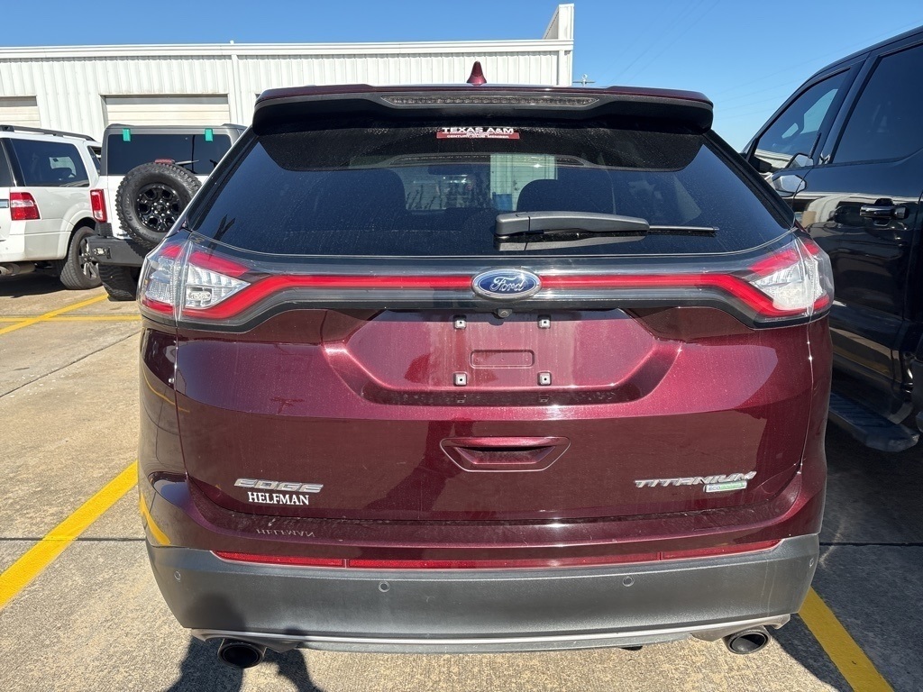 2018 Ford Edge Titanium Red at Classic Chevrolet Galveston