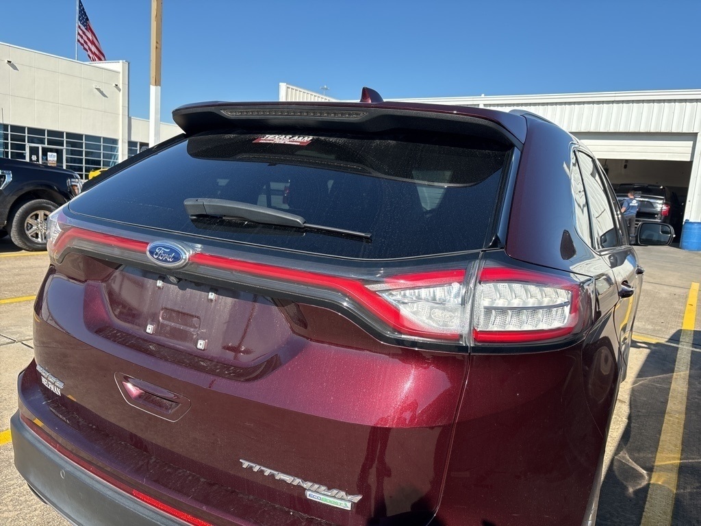 2018 Ford Edge Titanium Red at Classic Chevrolet Galveston