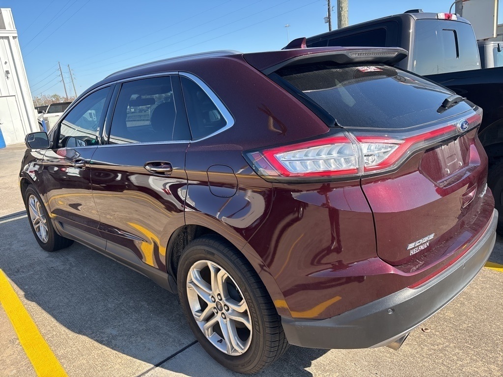 2018 Ford Edge Titanium Red at Classic Chevrolet Galveston
