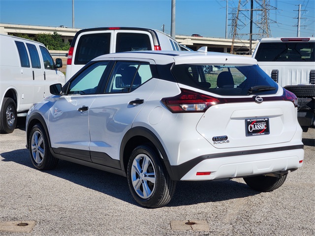 2022 Nissan Kicks S White at Emmons Autoplex