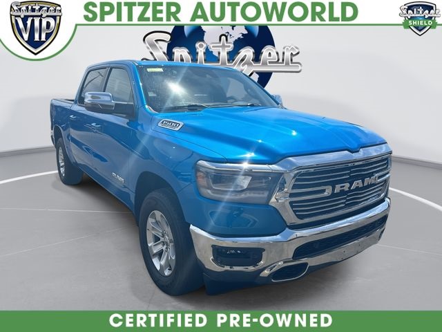 Hydro Blue Pearlcoat 2023 RAM 1500 Pickup Truck Four-Wheel Drive 8-Speed Automatic