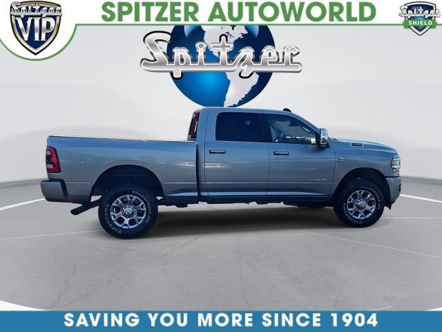 Billet Silver Metallic Clearcoat 2024 RAM 2500 Laramie Crew Cab 4WD Pickup Truck Four-Wheel Drive 6-Speed Automatic