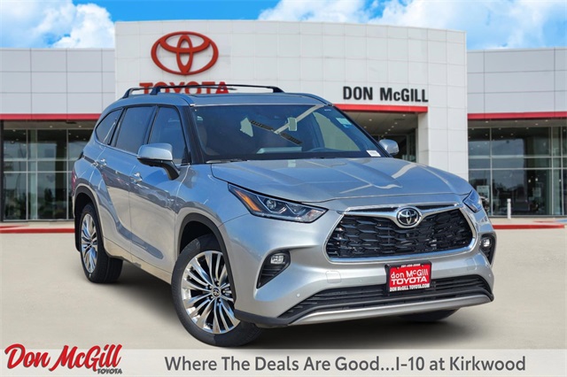 2025 Toyota Highlander Platinum Silver at Community Toyota