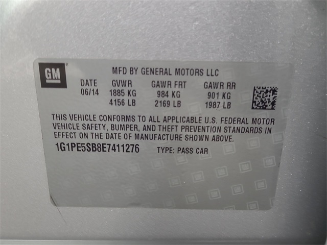 2014 – Chevrolet – Cruze