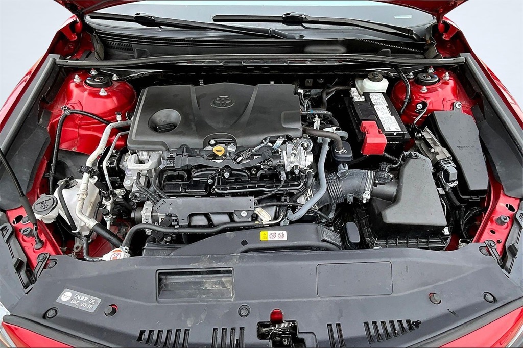 2023 Toyota Camry SE Red at DeMontrond Auto Country