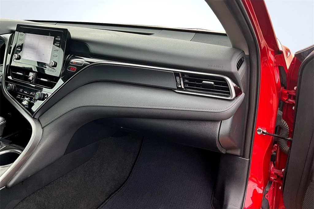 2023 Toyota Camry SE Red at DeMontrond Auto Country
