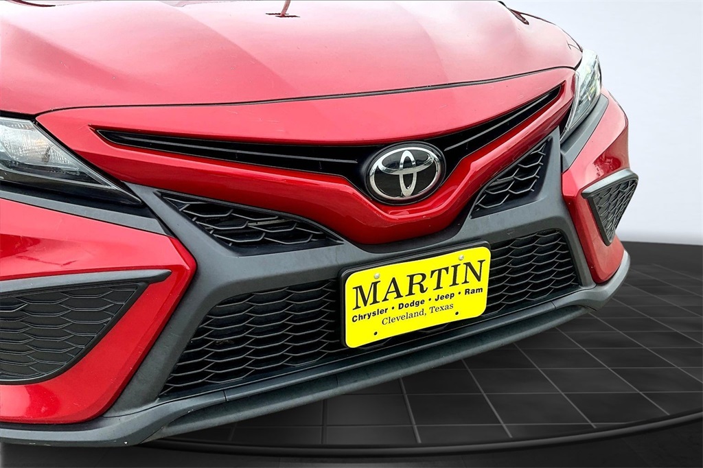 2023 Toyota Camry SE Red at DeMontrond Auto Country