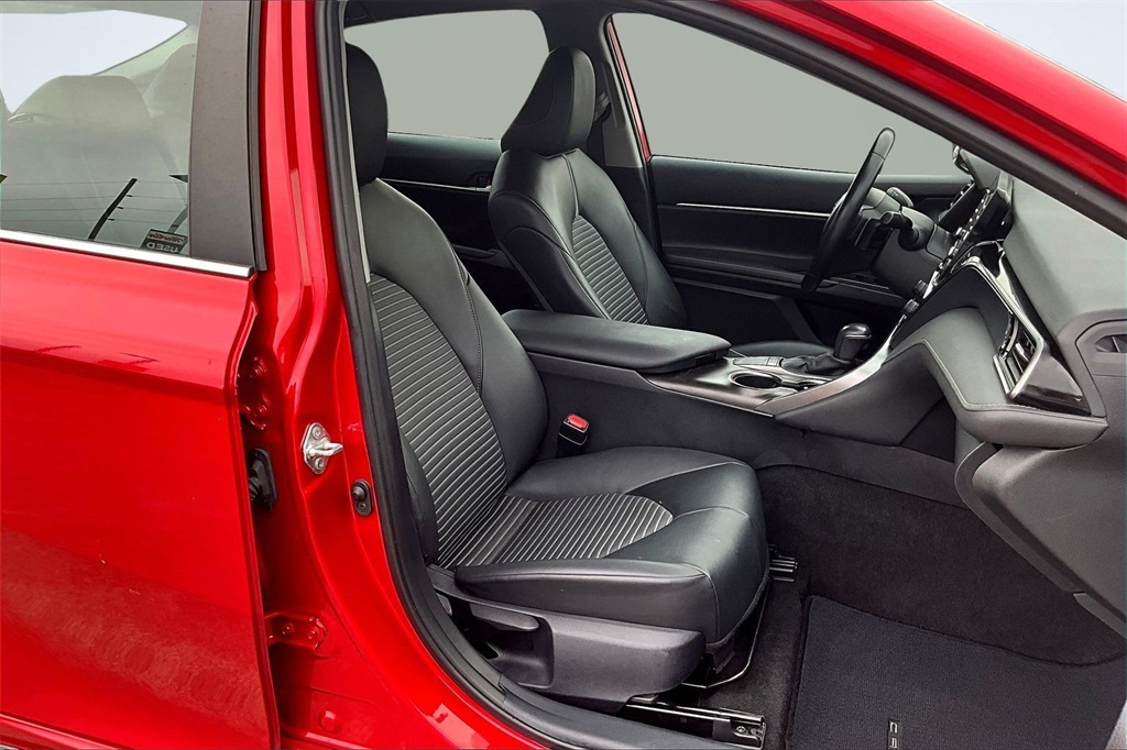 2023 Toyota Camry SE Red at DeMontrond Auto Country