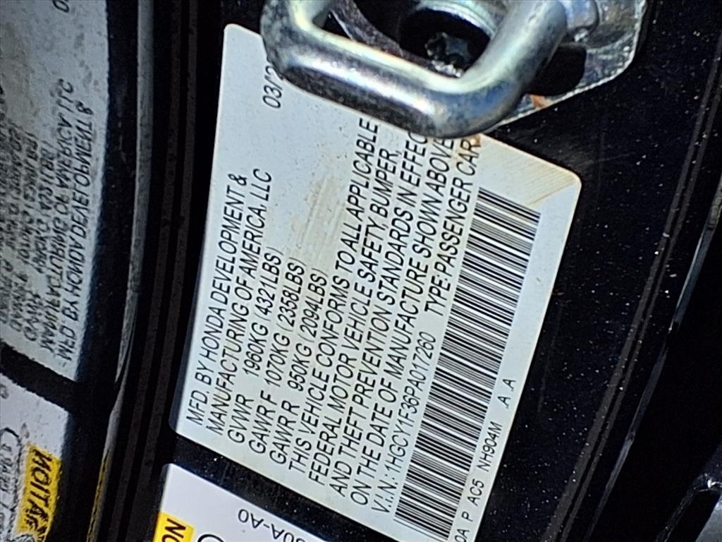 2023 Honda Accord EX  at DeMontrond Automotive Group