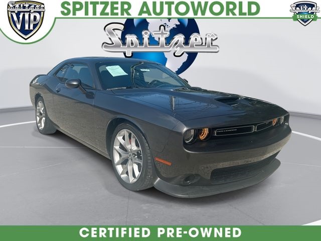 Gray (Granite Crystal Metallic Clearcoat) 2023 Dodge Challenger Coupe Rear-Wheel Drive 8-Speed Automatic
