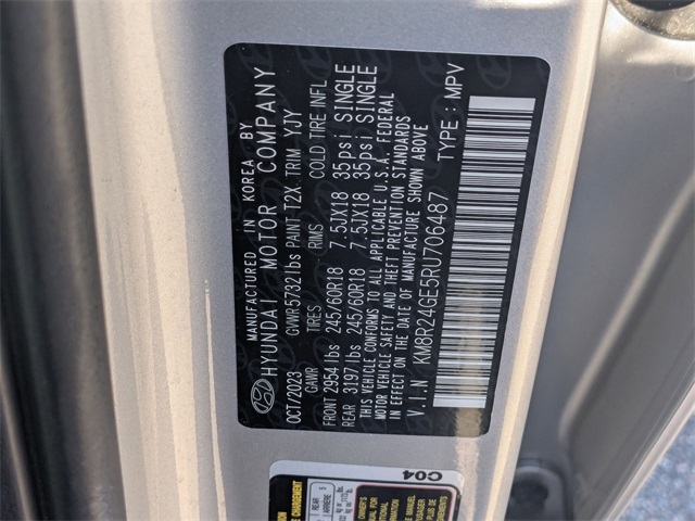 2024 Hyundai Palisade SEL Silver at Bob King Buick GMC