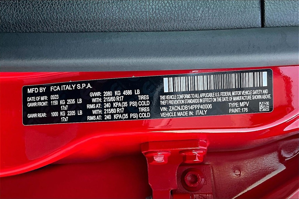 2023 Jeep Renegade Latitude Red at Mac Haik CDJR North Houston