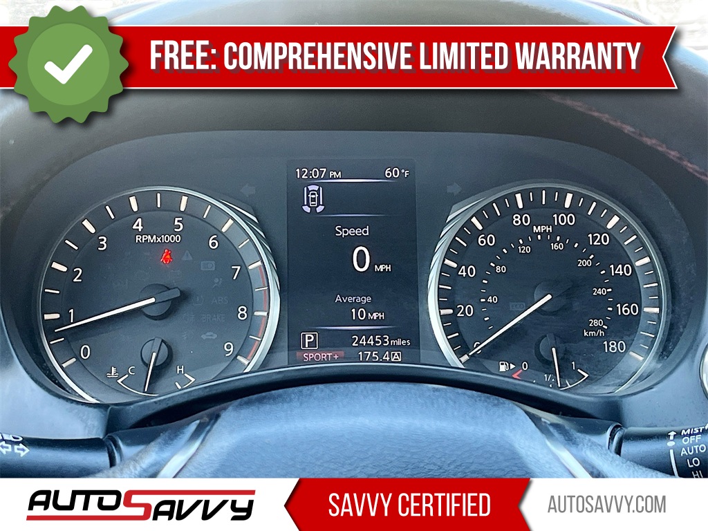 2022 INFINITI Q50 Red Sport 400 Gray at Central Houston Nissan