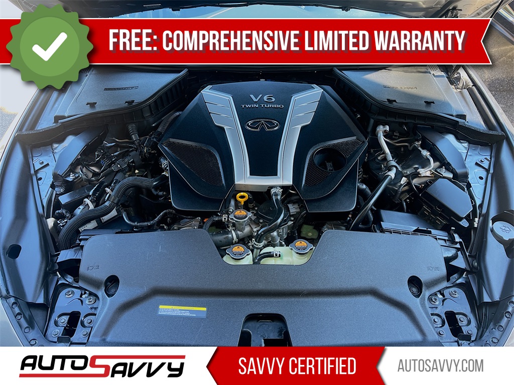 2022 INFINITI Q50 Red Sport 400 Gray at Central Houston Nissan