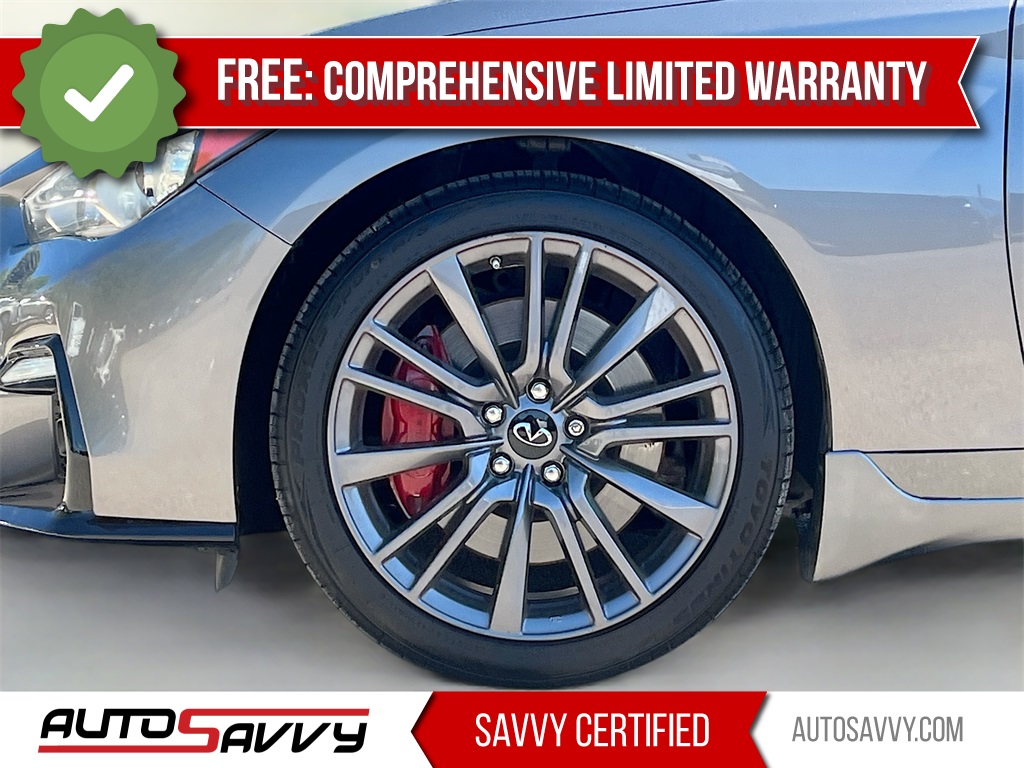 2022 INFINITI Q50 Red Sport 400 Gray at Central Houston Nissan