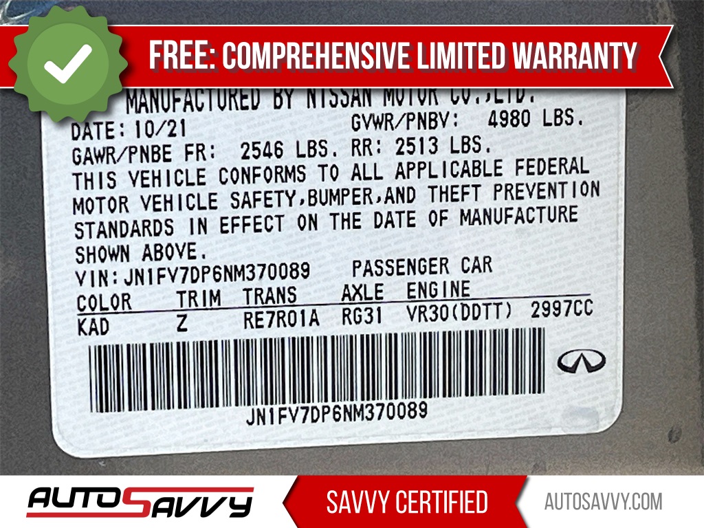 2022 INFINITI Q50 Red Sport 400 Gray at Central Houston Nissan