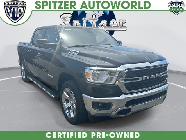 Diamond Black Crystal Pearlcoat 2023 RAM 1500 Pickup Truck Four-Wheel Drive 8-Speed Automatic