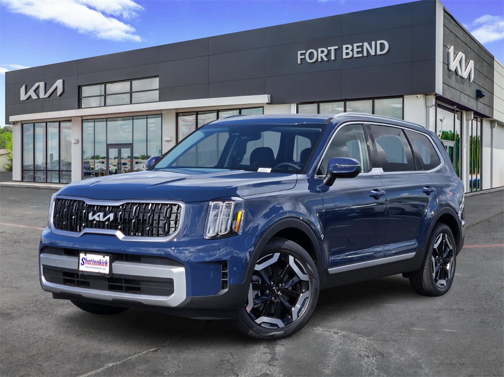 2025 Kia Telluride EX Blue at Shottenkirk Kia Fort Bend