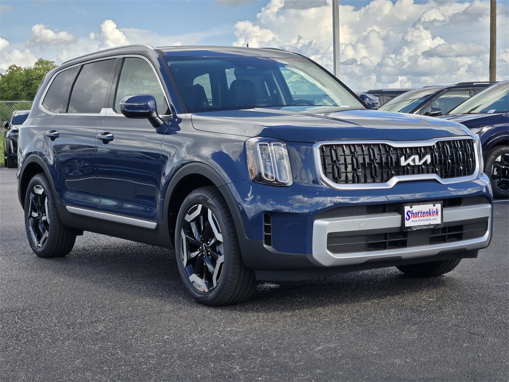 2025 Kia Telluride EX Blue at Shottenkirk Kia Fort Bend