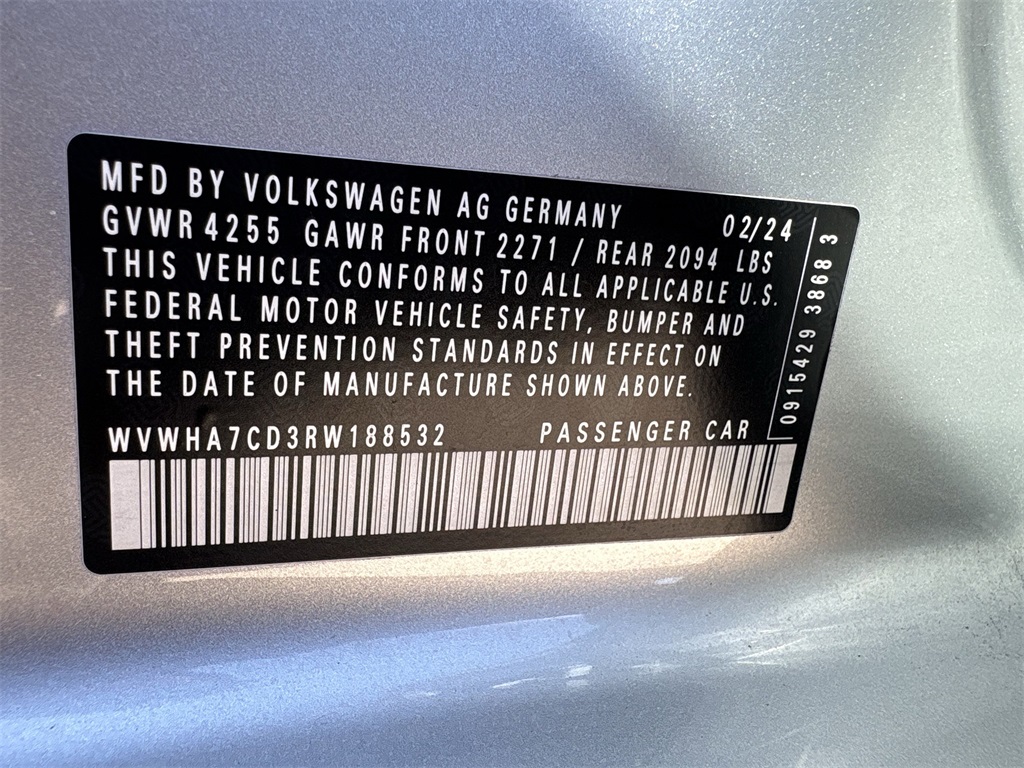 2024 Volkswagen Golf GTI S Silver at DeMontrond Automotive Group