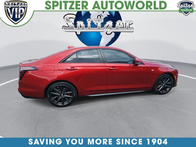 Radiant Red Tintcoat 2023 Cadillac CT4 Sedan Rear-Wheel Drive 8-Speed Automatic