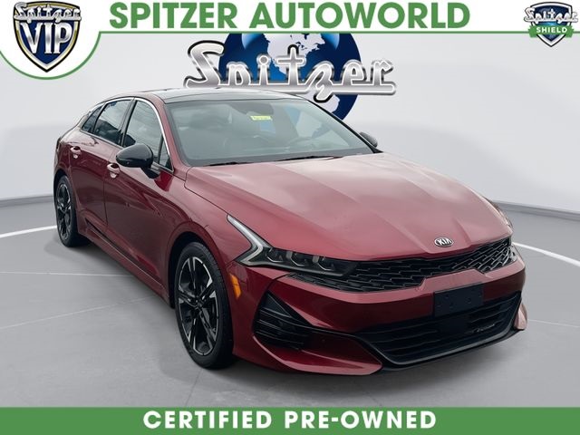 Passion Red 2021 Kia K5 GT-Line FWD Sedan Front-Wheel Drive 8-Speed Automatic