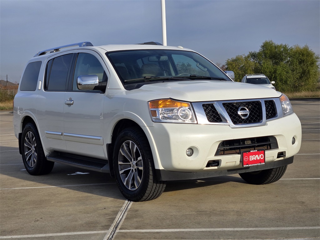 2015 Nissan Armada SL White at Parkway Family Mazda