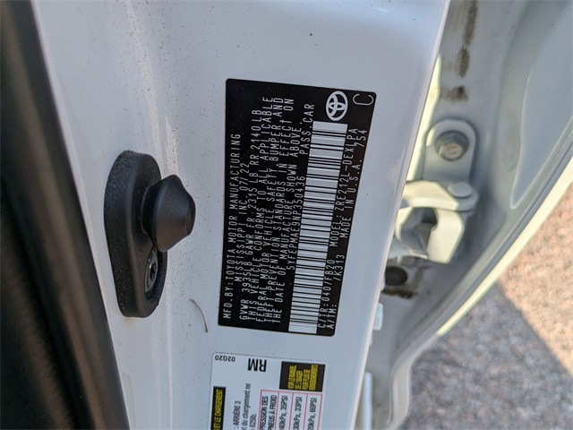 2022 Toyota Corolla LE White at Davis Toyota of Orangeburg